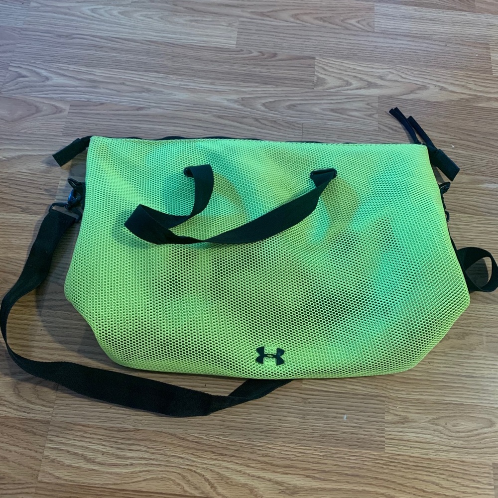 Neon mesh Under Armour gym bag